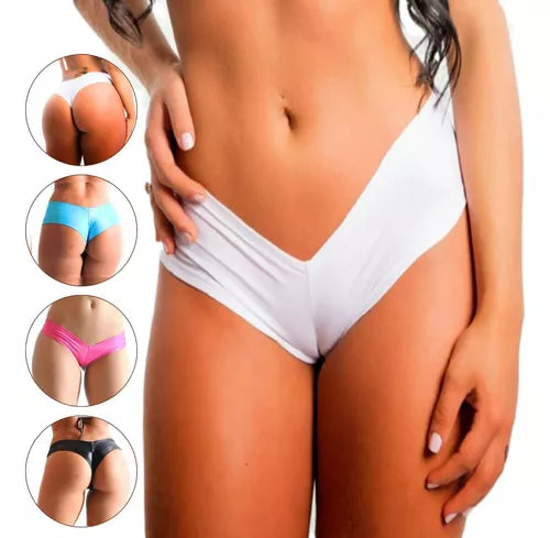 Micro Shorts Lycra Spandex Brilho Mais vendido 2656 Ropahrara Mulher