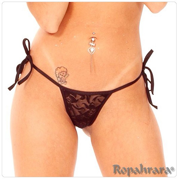 Calcinha de Renda 2204 Preto