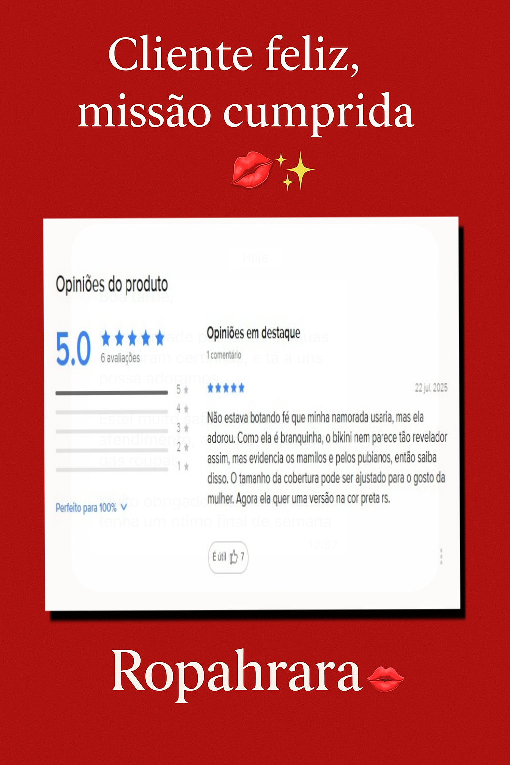 Micro Biquíni Fio Arrastão Sem Forro e Transparente 548 Ropahrara