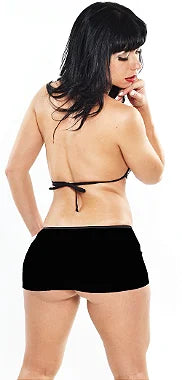 Vestido Curtinho Malha Com Elastano Com Recortes Ropahrara 6044
