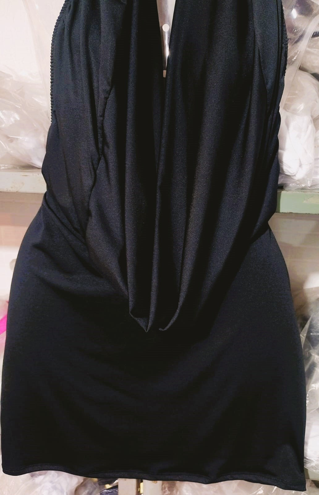 Vestido Curto Frente Única Costas Nuas Super Decotado Ropahrara 2877