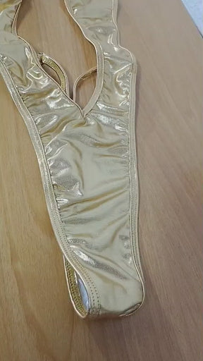 Monoquíni Laminado Coleção Fio Dental Sexy Ropahrara - Look da Preta